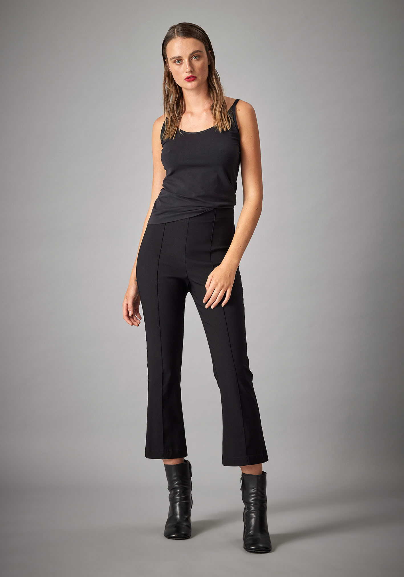 buy the latest Pintuck 3 Qtr Flare Pant online