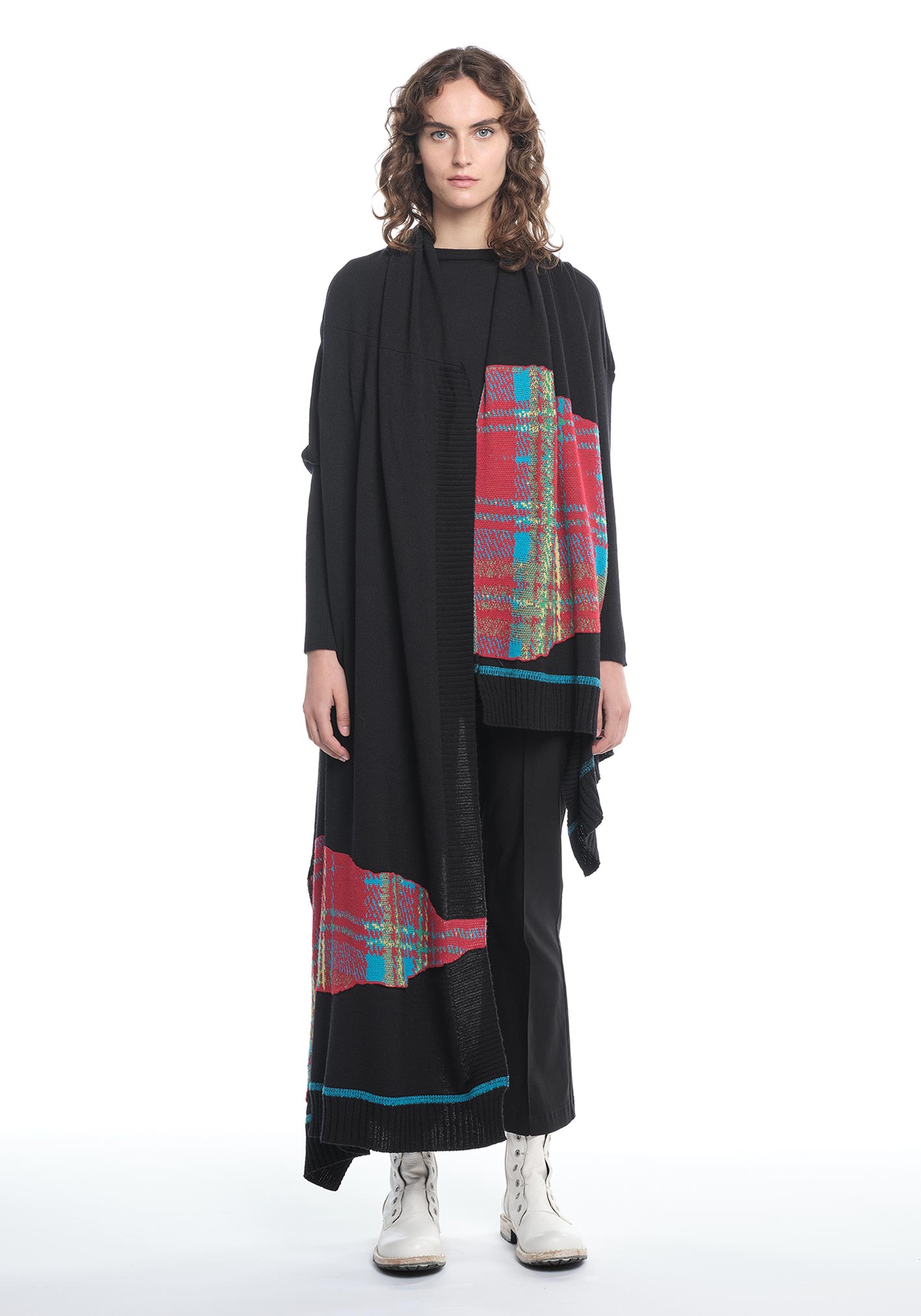 buy the latest Aperture Plaid Poncho online