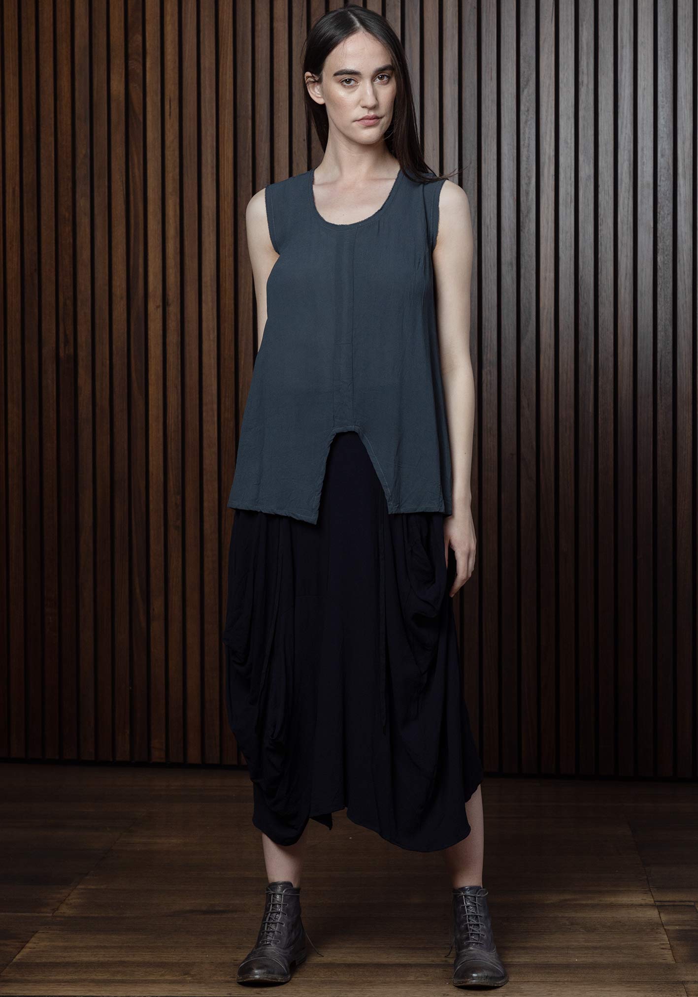 buy the latest Angle Front Top Sleeveless online