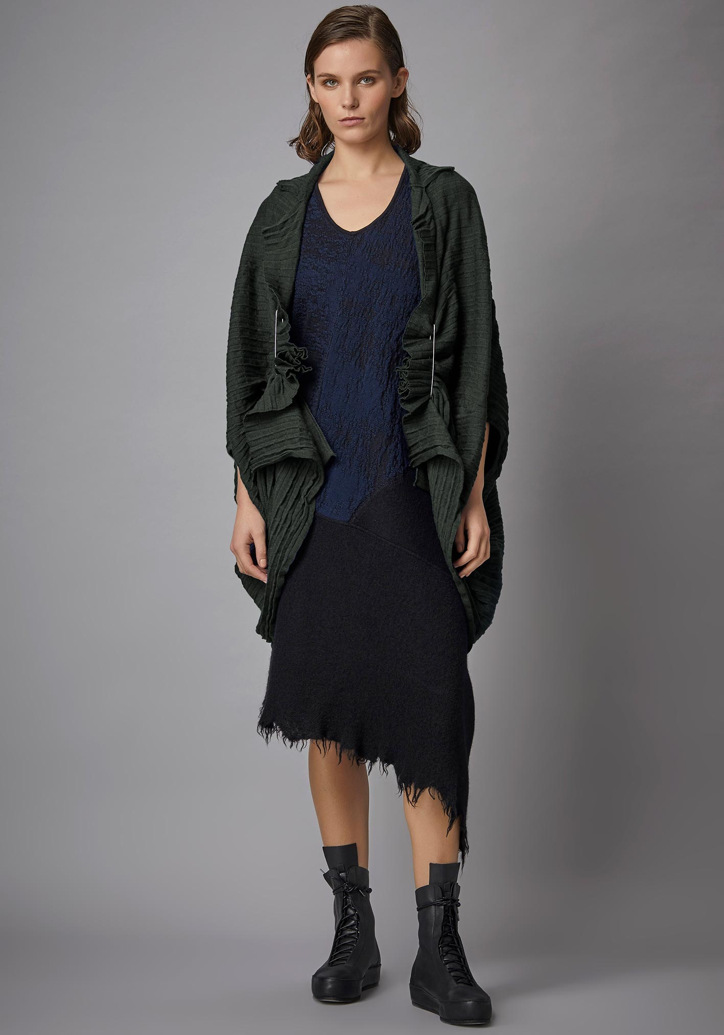 buy the latest Cocoon Pleat Cardigan | Cape online